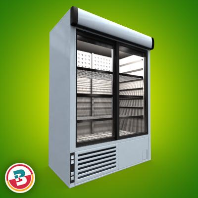 3D Model of Grocery Cooler - 3D Render 1